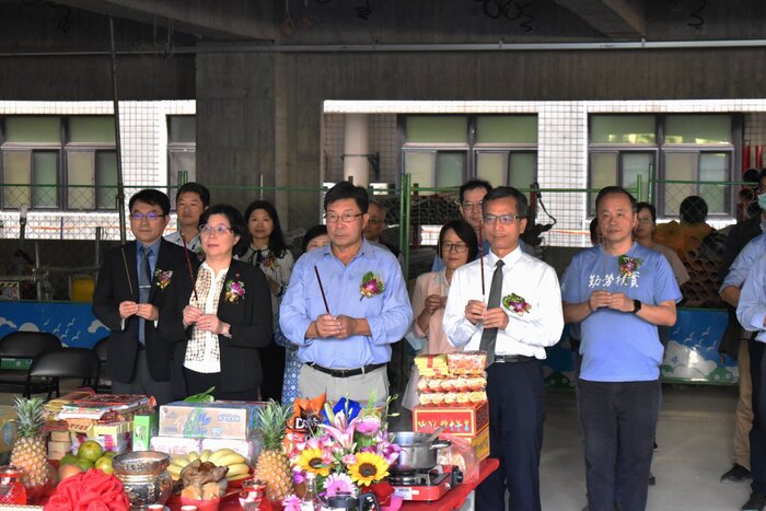 2023 長庚科技大學全人教育大樓上樑典禮(系列圖片共3張)