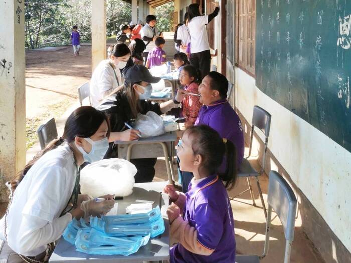 國際志工團推動口腔保健衛教