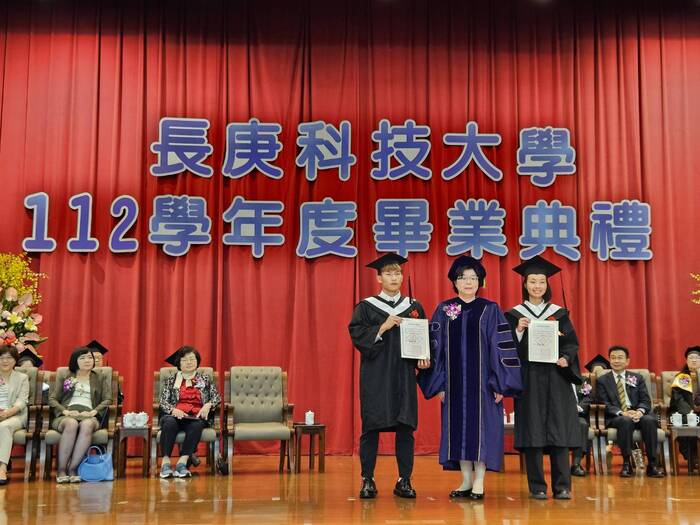 【經濟日報】長庚科大畢典南北接力登場 最高齡83歲畢業生